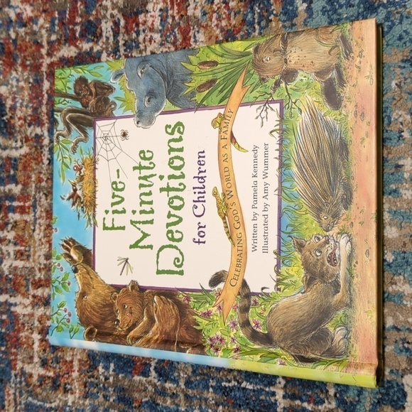 Pamela Kennedy Five- Minute Devotions for Children Hardback Book - Picture 1 of 6